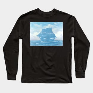 Rene Magritte Ship Cloud Long Sleeve T-Shirt
